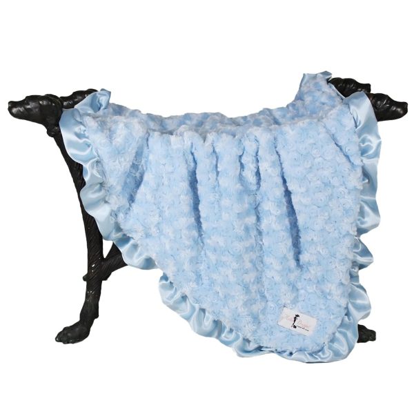 Ruffle Baby Dog Blanket Online now