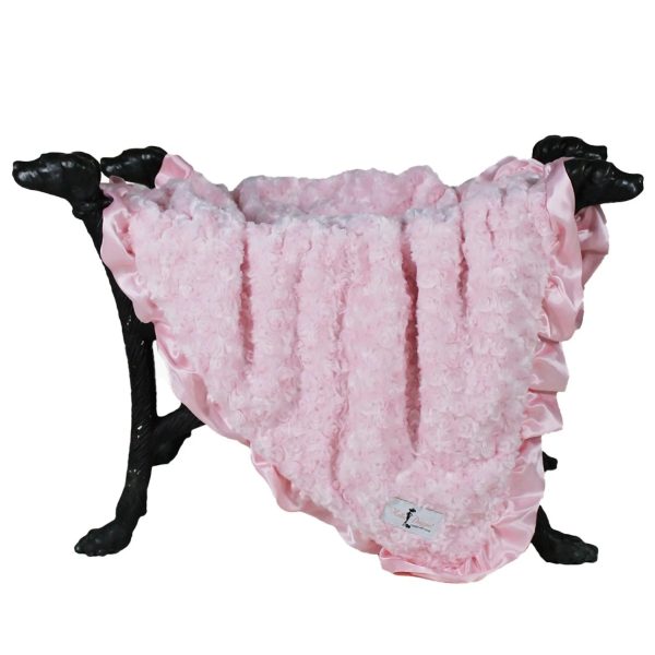 Ruffle Baby Dog Blanket Online now