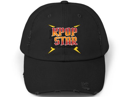 KPOP Star Unisex Distressed Cap  - EmpressKorea Online Hot Sale