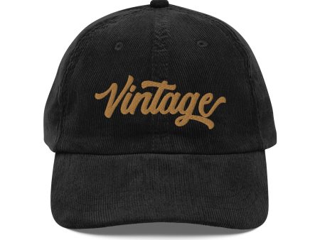 Vintage corduroy cap  - EmpressKorea Discount