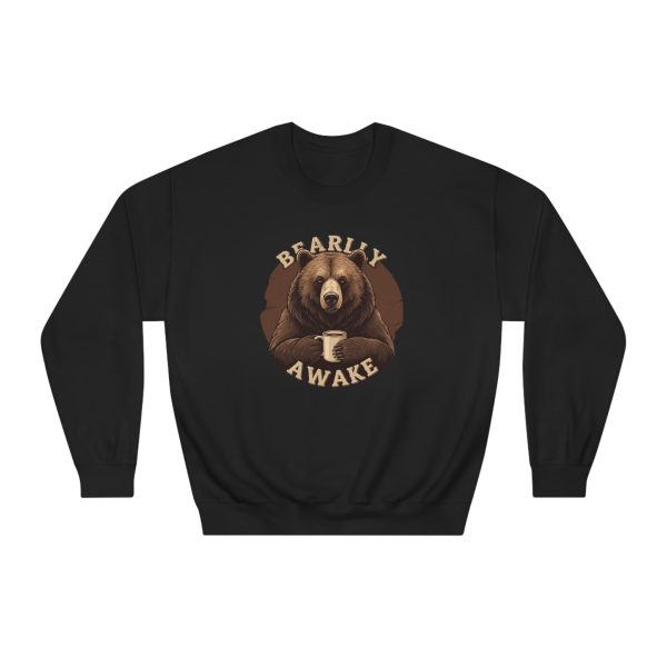 Bearly Awake Unisex DryBlend® Crewneck Sweatshirt - EmpressKorea Online Hot Sale