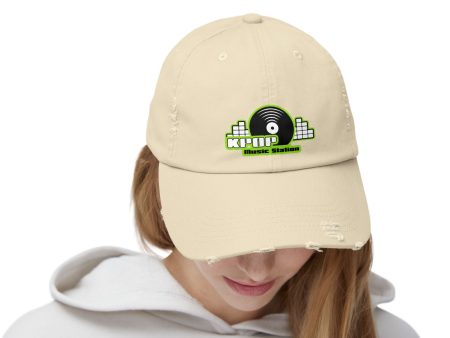 KPOP Music Station Unisex Distressed Cap  - EmpressKorea Fashion