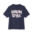 Korean style Unisex Oversized Boxy Tee  - EmpressKorea Online