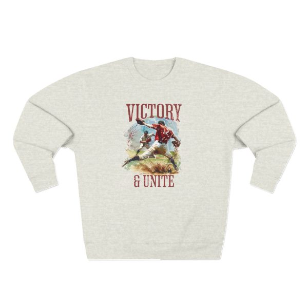 Victory & Unite Unisex Crewneck Sweatshirt - EmpressKorea on Sale