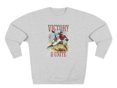 Victory & Unite Unisex Crewneck Sweatshirt - EmpressKorea on Sale