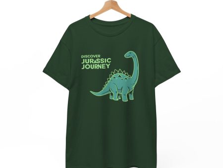 Discover Jurassic journey Unisex Heavy Cotton Tee  - EmpressKorea Supply