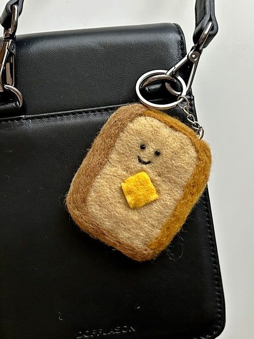 Elegant table Bread Friends keyring 3 types keychain handmade doll Online Hot Sale