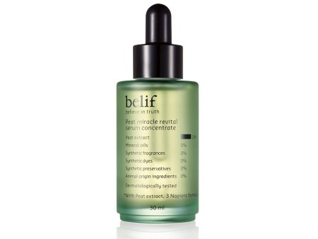 belif Peat Miracle Revital Serum Concentrate 30ml Supply