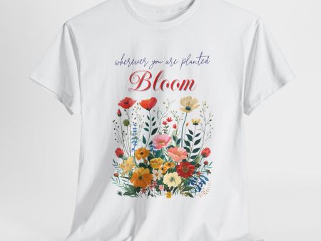 Bloom Unisex Heavy Cotton Tee  - EmpressKorea Discount