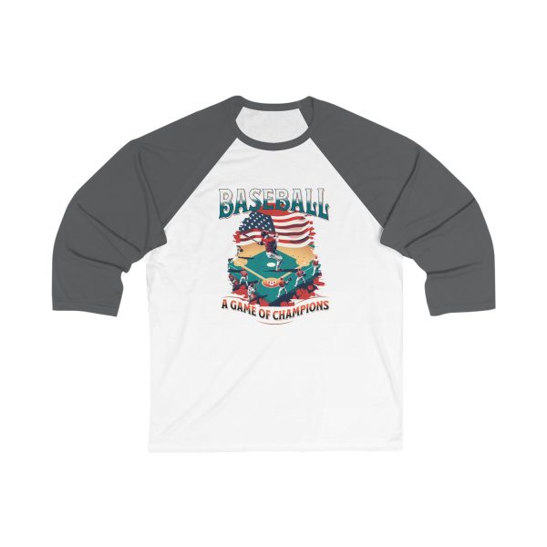 Game of Champion Unisex 3\4 Sleeve Baseball Tee  - EmpressKorea Supply