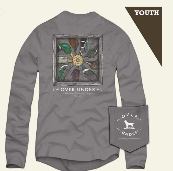 Over Under Youth L S Duck Ring Tee Shirt Hurricane on Sale