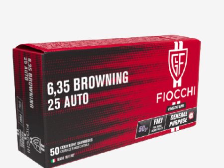 Fiocchi 6,35 Browning 25 Auto GA708C Discount