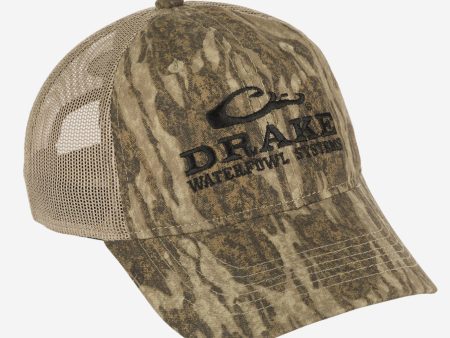 Drake Mesh Back Cap Mossy Oak Bottomland on Sale