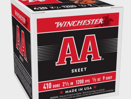 Winchester 410 2-1 2” #9 Target Loads AA419 For Cheap