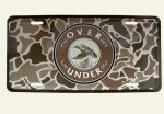 Over under license plate - mallard shoot Duck camp Discount