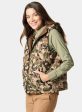 Duck Camp Women’s DryDown Reversible Vest - Pin Oak Wetland Hot on Sale