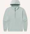 Southern Marsh Youth Angle Active Half Zip Hoodie Seafoam on Sale