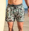 Burlebo Swim Trunks - Jumbo Retro Duck Camo Online Sale