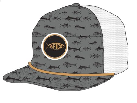 Aftco Big 3 Trucker Hat Charcoal MC2019 Online now