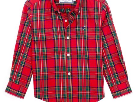 Properly Tied  Boys Seasonal Sportshirt Yuletide LDW0000 Supply