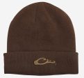 Drake Rib Knit Stocking Cap Brown Cheap