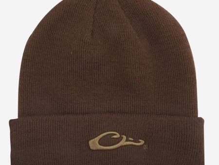 Drake Rib Knit Stocking Cap Brown Cheap