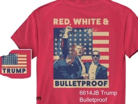 Trump Bulletproof T Shirt Red For Cheap