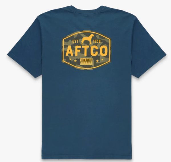 Aftco Best Friend Naval SS T-shirt on Sale