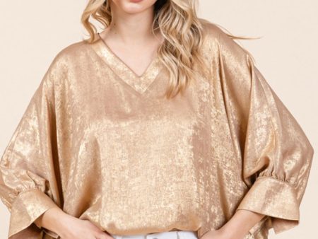 Jodifl Gold Top Fashion