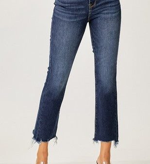 YMI High Rise Slim Straight Jeans Dark Fashion