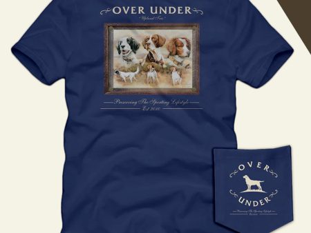 Over under S S youth upland trio t-shirt- navy Sale