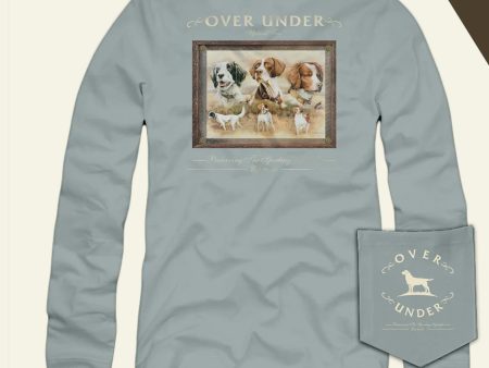 Over under L S youth upland trio T-shirt- bay For Sale