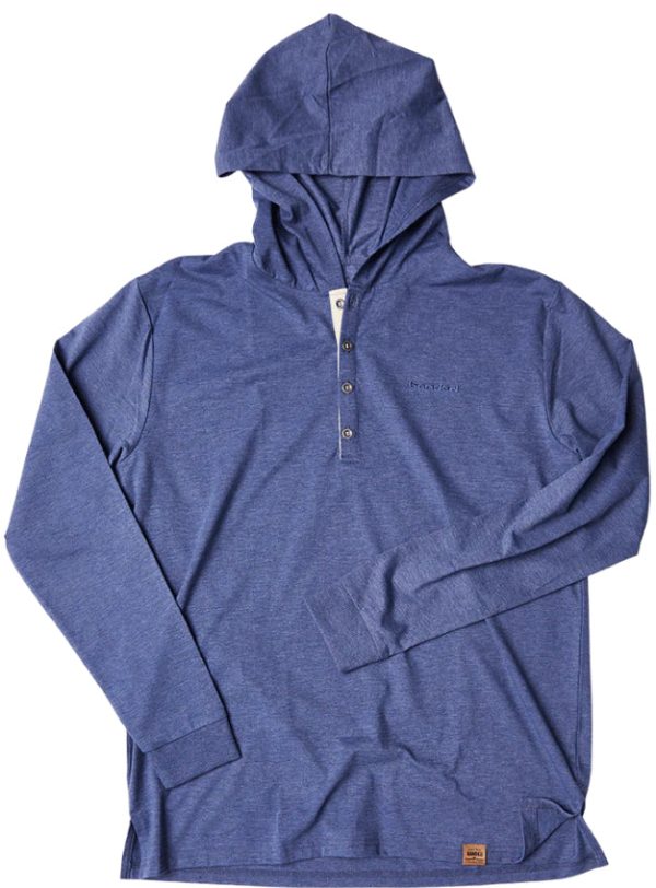 Banded Five Oaks Hooded Henley -Night Online