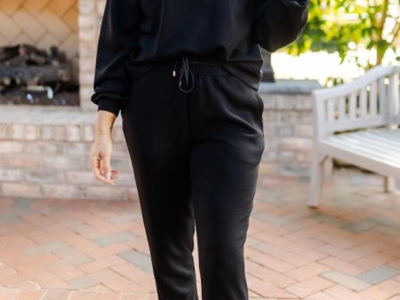 Mary Square Set Cora Black Top & Pants For Sale