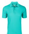 Drake Performance Men’s  Stretch Polo Ceramic Teal Discount